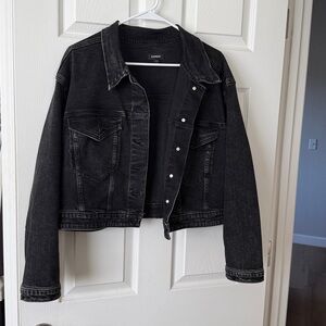Express Dark Denim Jacket